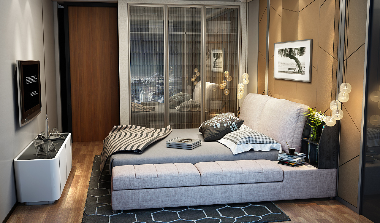 舒適榻榻米風格布藝床設計 融合傳統(tǒng)與現(xiàn)代的家具創(chuàng)新